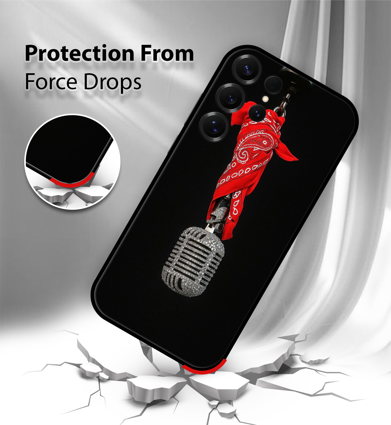 Premium Retro Microphone Samsung S25 Ultra - Image 2