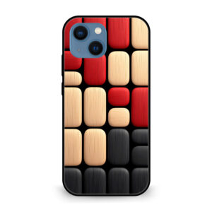 Premium MultiColor Block Pattern iPhone 13