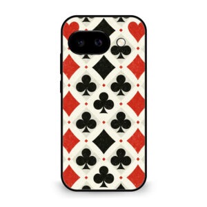 Playing Card Suits Pattern mobile cover Google Pixel 9A